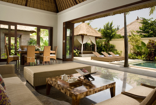 Three Bedroom Pool Villa Living Room